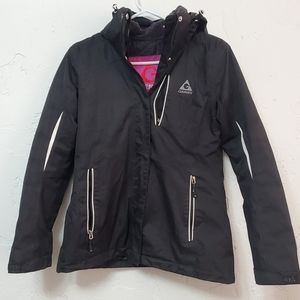 Gerry Two Layer Women Jacket Black / Pink Sz Small